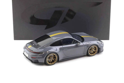 GT Spirit 2025 Porsche 911 992.2 GT3 Touring Slate Grey Neo w/ Gold Wheels & Stripe 1:18 STM Diecast Default Title Default Title-