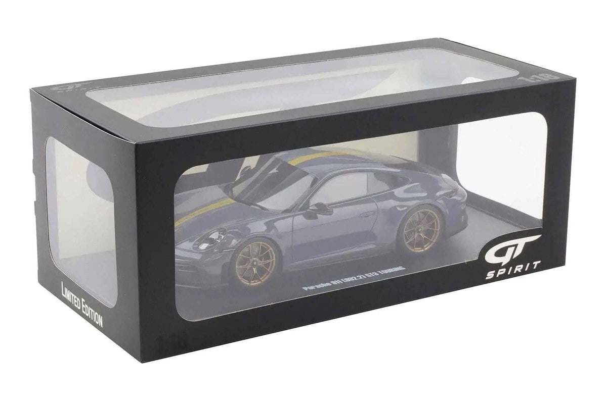 GT Spirit 2025 Porsche 911 992.2 GT3 Touring Slate Grey Neo w/ Gold Wheels & Stripe 1:18 STM Diecast Default Title Default Title-