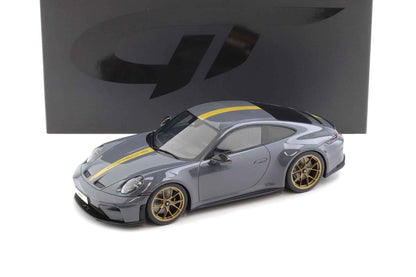 GT Spirit 2025 Porsche 911 992.2 GT3 Touring Slate Grey Neo w/ Gold Wheels & Stripe 1:18 Cartsfy Inc.