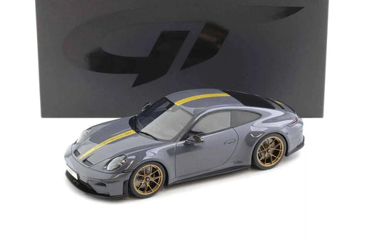 GT Spirit 2025 Porsche 911 992.2 GT3 Touring Slate Grey Neo w/ Gold Wheels & Stripe 1:18 STM Diecast Default Title Default Title-