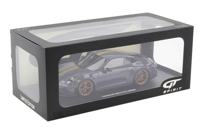 GT Spirit 2025 Porsche 911 992.2 GT3 Touring Slate Grey Neo w/ Gold Wheels & Stripe 1:18 Cartsfy Inc.