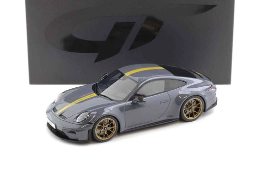 GT Spirit 2025 Porsche 911 992.2 GT3 Touring Slate Grey Neo w/ Gold Wheels & Stripe 1:18 STM Diecast Default Title Default Title-