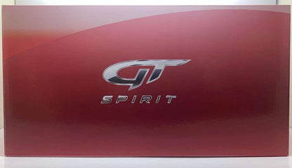 GT Spirit logo on red display box for die-cast model car