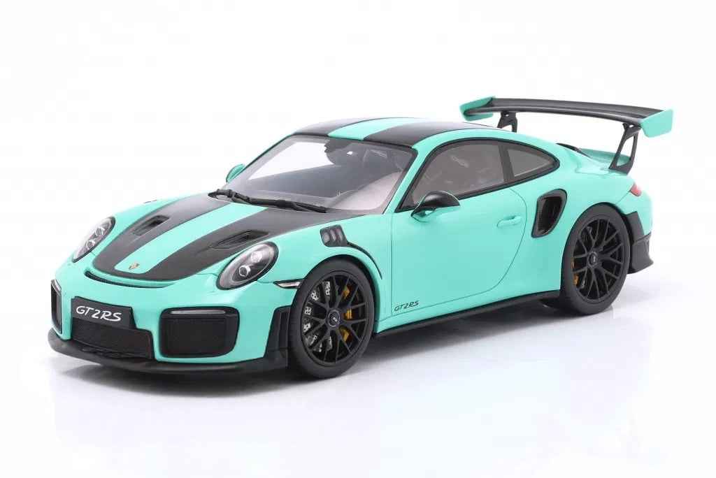 GT Spirit Porsche 911 991.2 GT2 RS w/ Weissach Pkg Mint Green 1:18 Porsche Museum Cartsfy Inc.