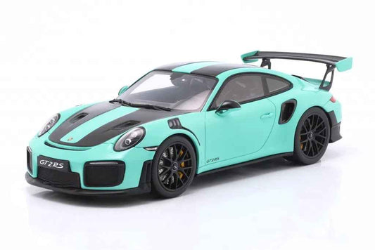 GT Spirit Porsche 911 991.2 GT2 RS w/ Weissach Pkg Mint Green 1:18 Porsche Museum Cartsfy Inc.