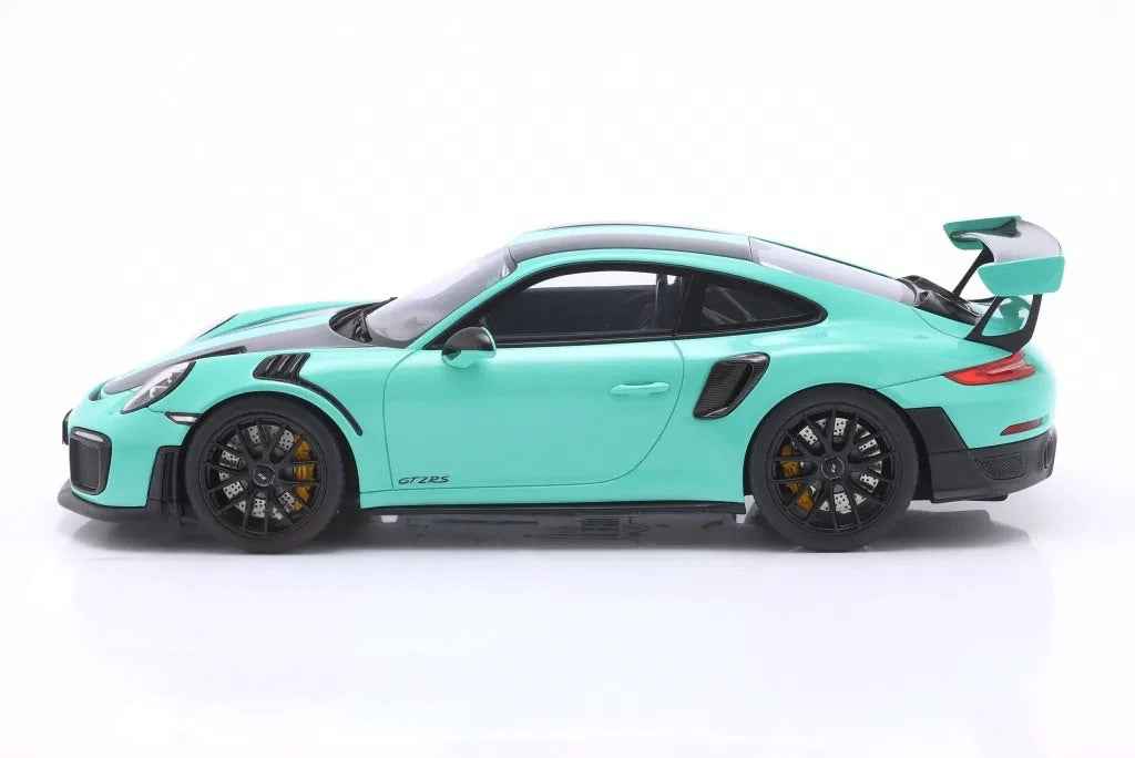 GT Spirit Porsche 911 991.2 GT2 RS w/ Weissach Pkg Mint Green 1:18 Porsche Museum Cartsfy Inc.