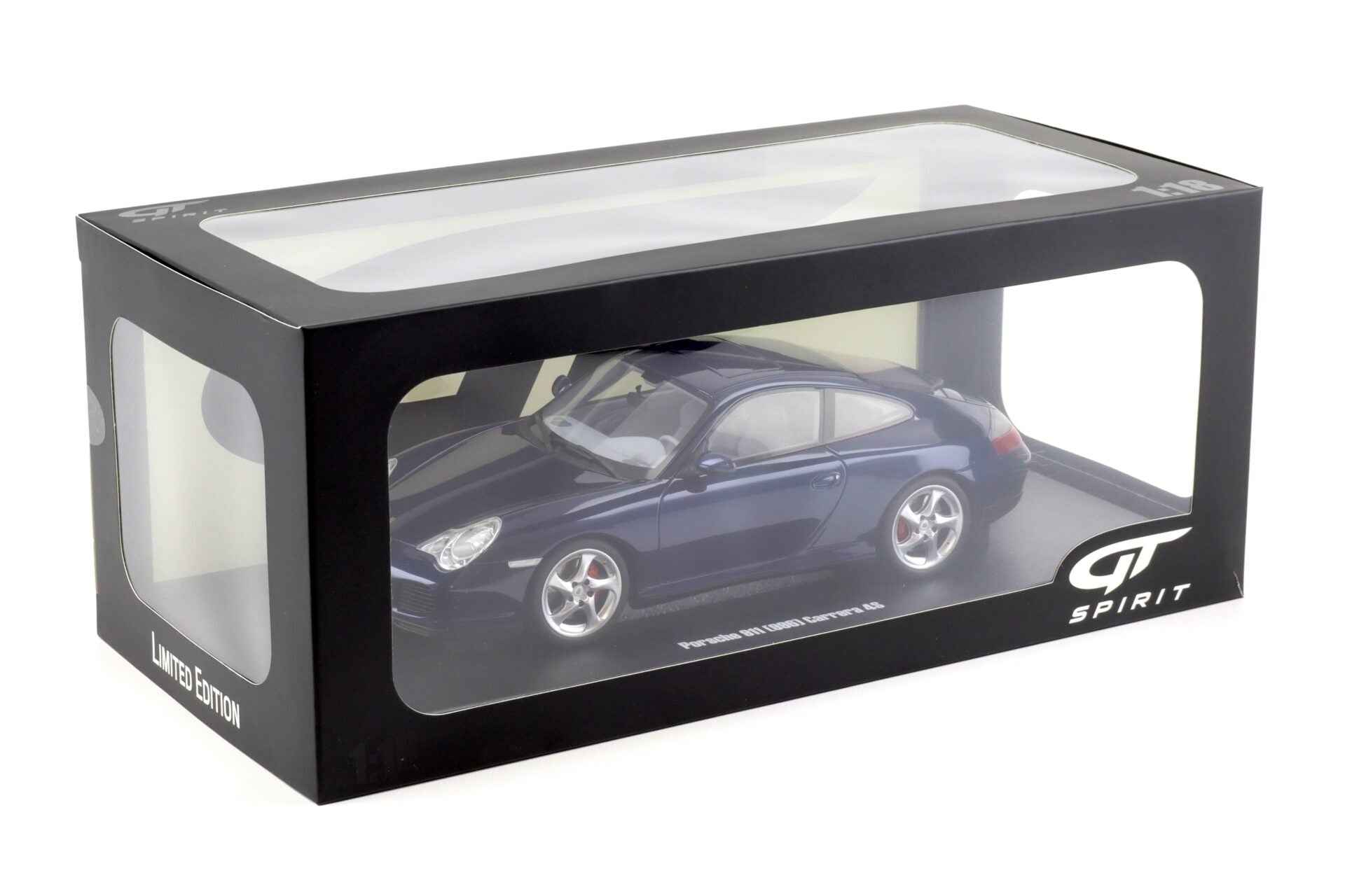 GT Spirit Porsche 911 (996) Carrera 4S Lapis Blue Metallic 1:18 Cartsfy Inc.