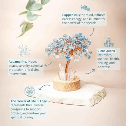 Guardian Angel Lamp of Protection - Aquamarine Tree Conscious Items Default Title Default Title-
