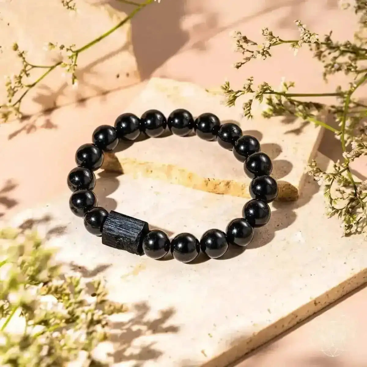 Habit Breaker - Black Obsidian & Tourmaline Bracelet Conscious Items Default Title Default Title-