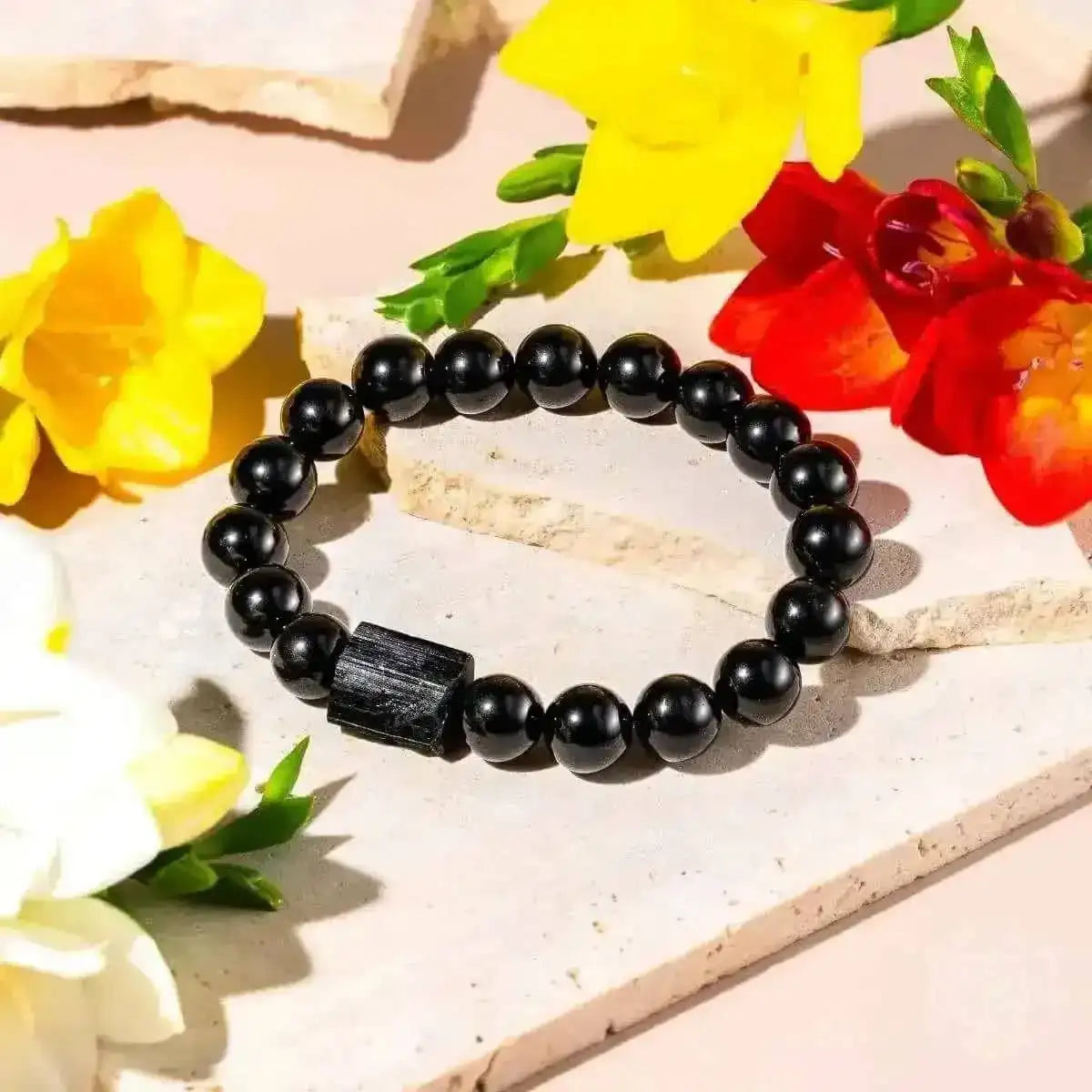 Habit Breaker - Black Obsidian & Tourmaline Bracelet Conscious Items Default Title Default Title-