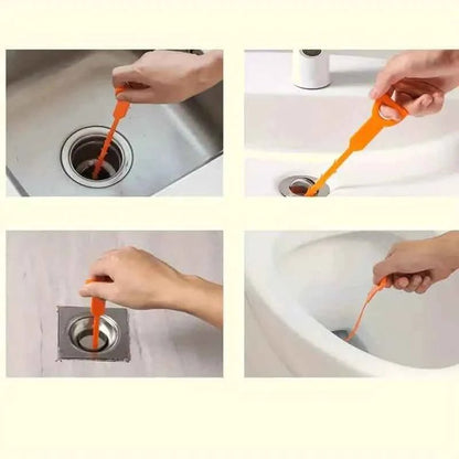 Hair Drain Clog Remover Tool For Sewer, Kitchen Sink, Bathroom Tub - Cartsfy Inc.