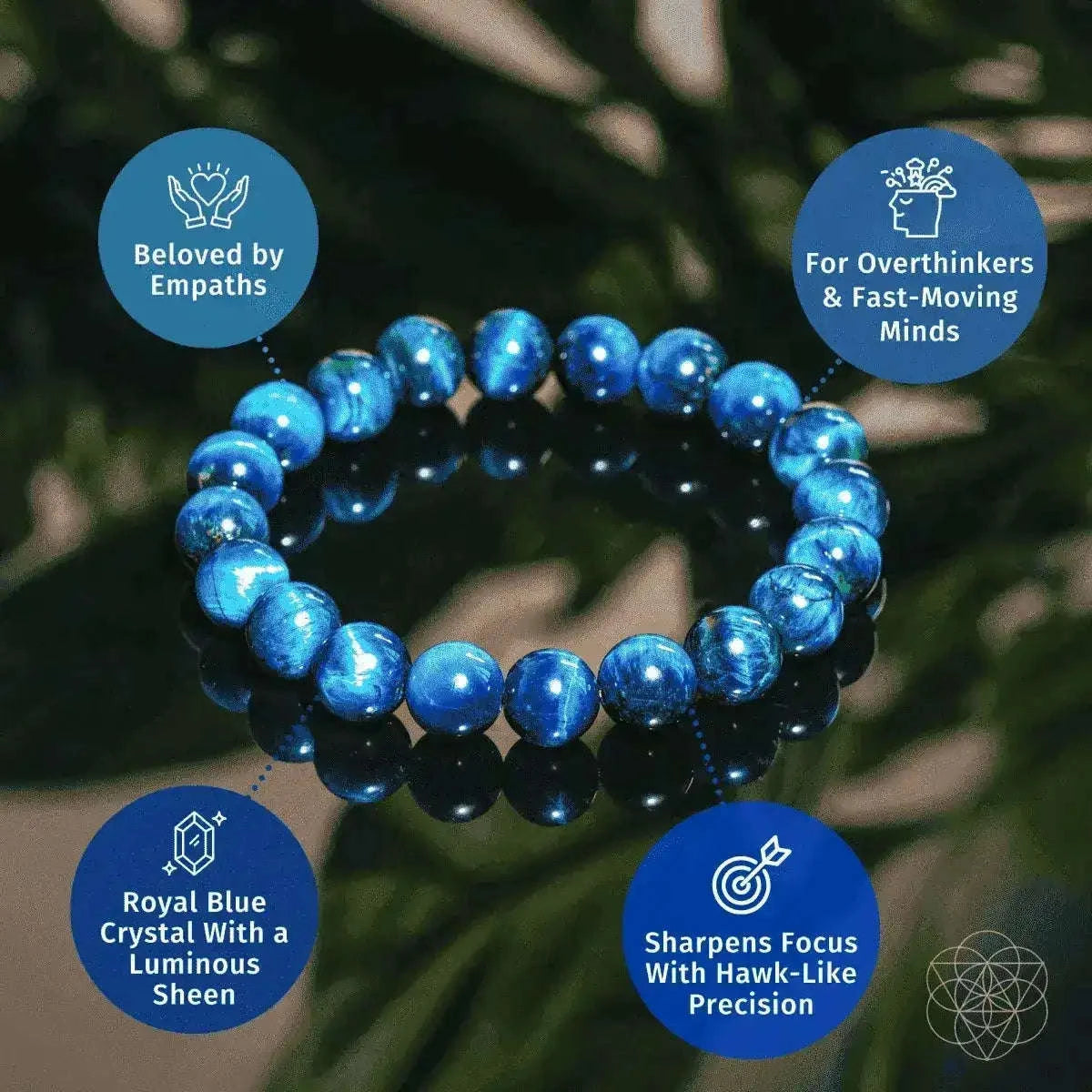 Hawk’s Focus – Royal Blue Tiger’s Eye Bracelet Cartsfy Inc.