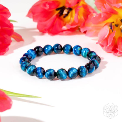 Hawk’s Focus – Royal Blue Tiger’s Eye Bracelet - Cartsfy Inc.