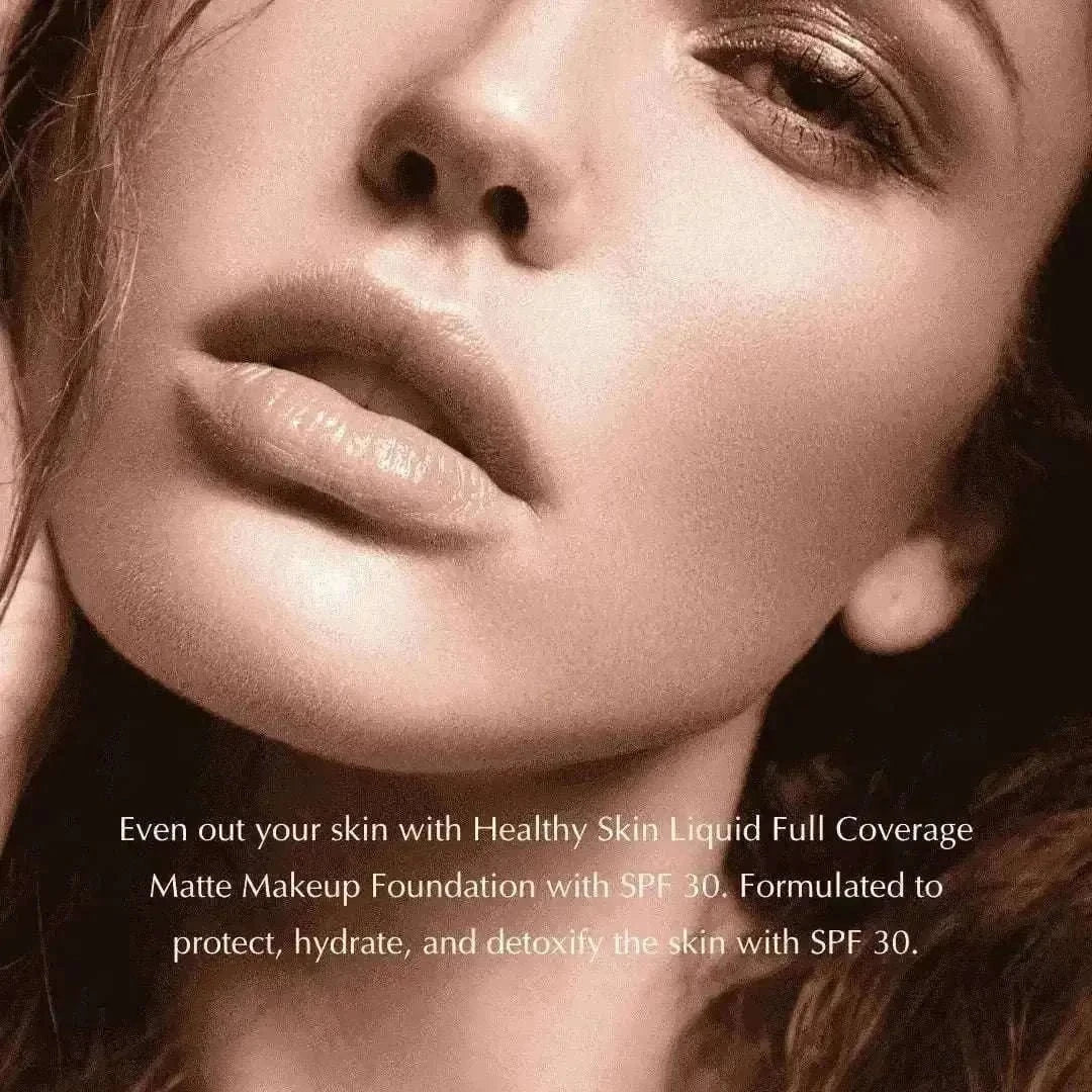 Healthy Skin Full Coverage Matte Foundation with SPF 30 – Vegan, Gluten-Free & Hydrating Cartsfy Inc.