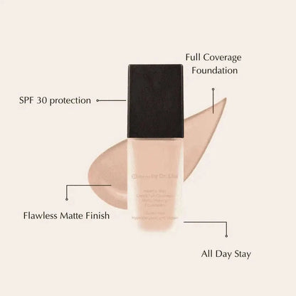 Healthy Skin Full Coverage Matte Foundation with SPF 30 – Vegan, Gluten-Free & Hydrating Cartsfy Inc.