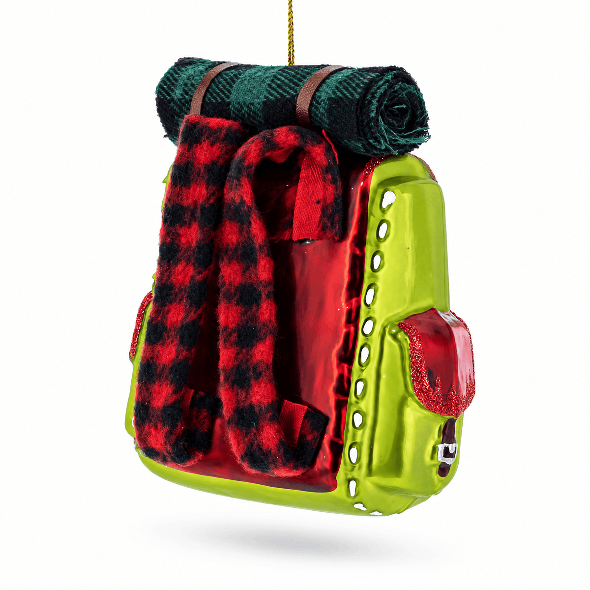 Hiking Backpack Glass Christmas Ornament Cartsfy Inc.