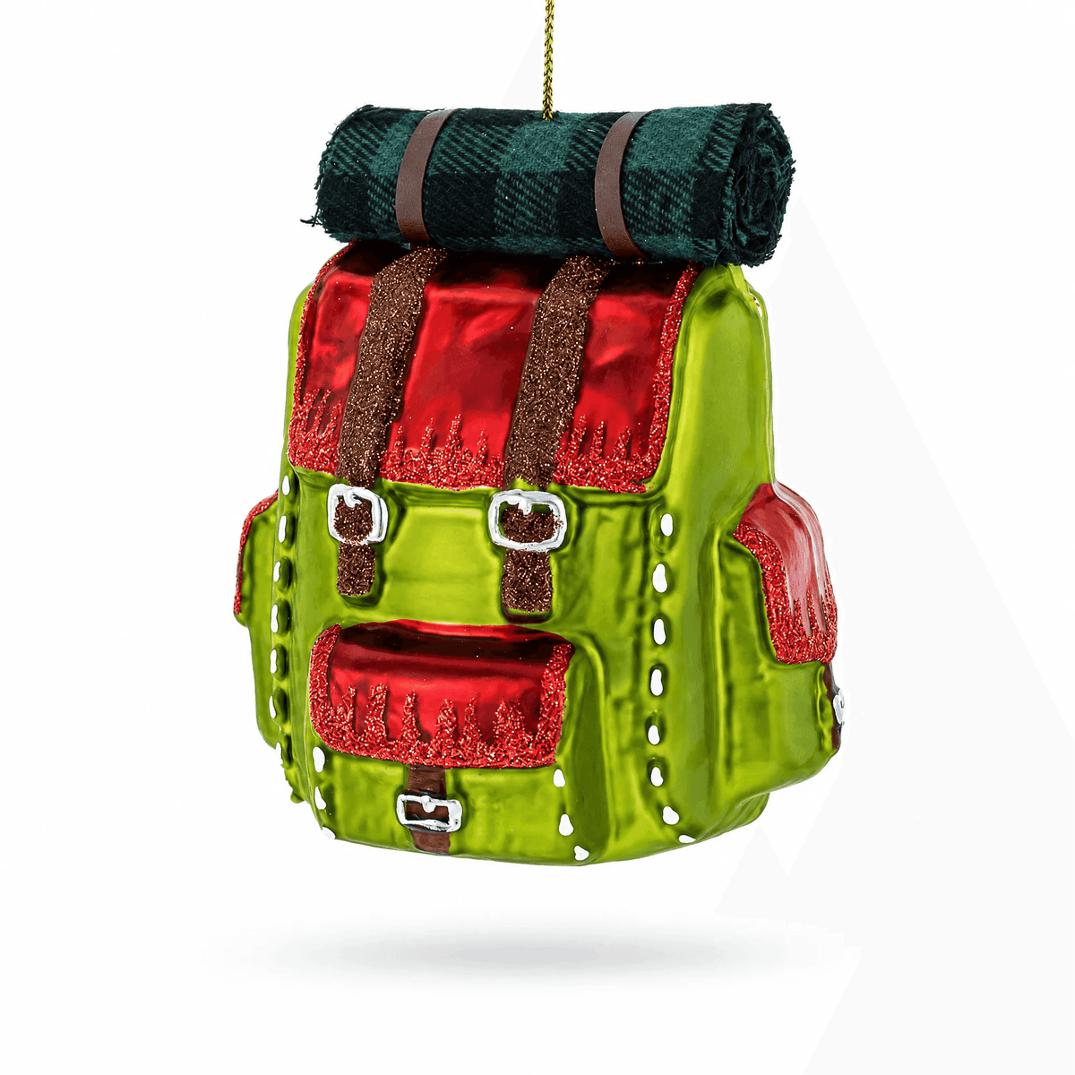 Hiking Backpack Glass Christmas Ornament BestPysanky Default Title Default Title-