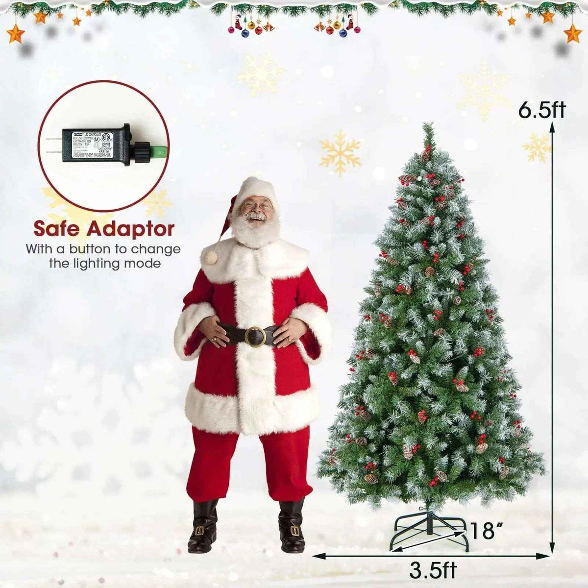 Hinged Christmas Tree with