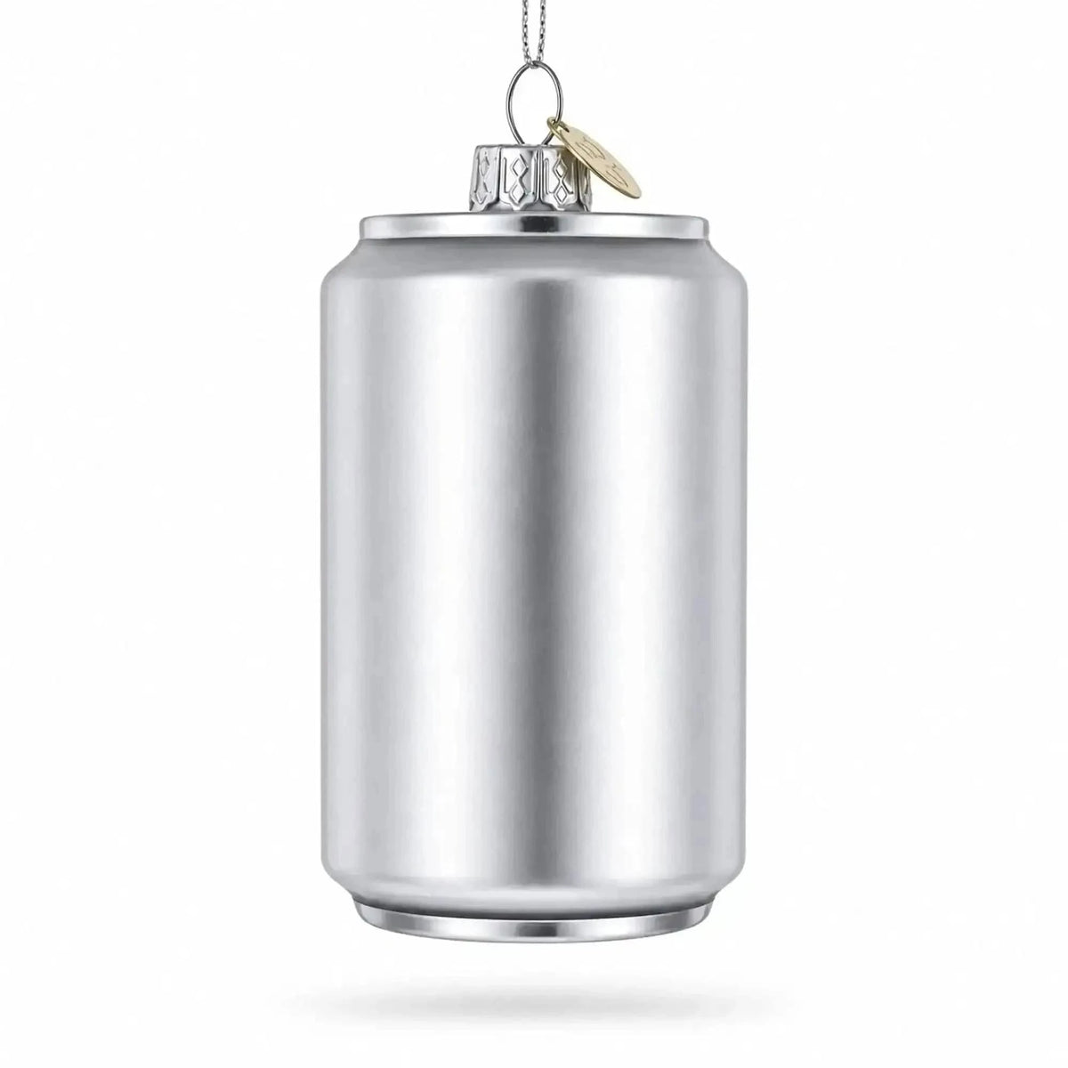 Holiday Non-Alcoholic Beer Brew Can Glass Christmas Ornament Cartsfy Inc.