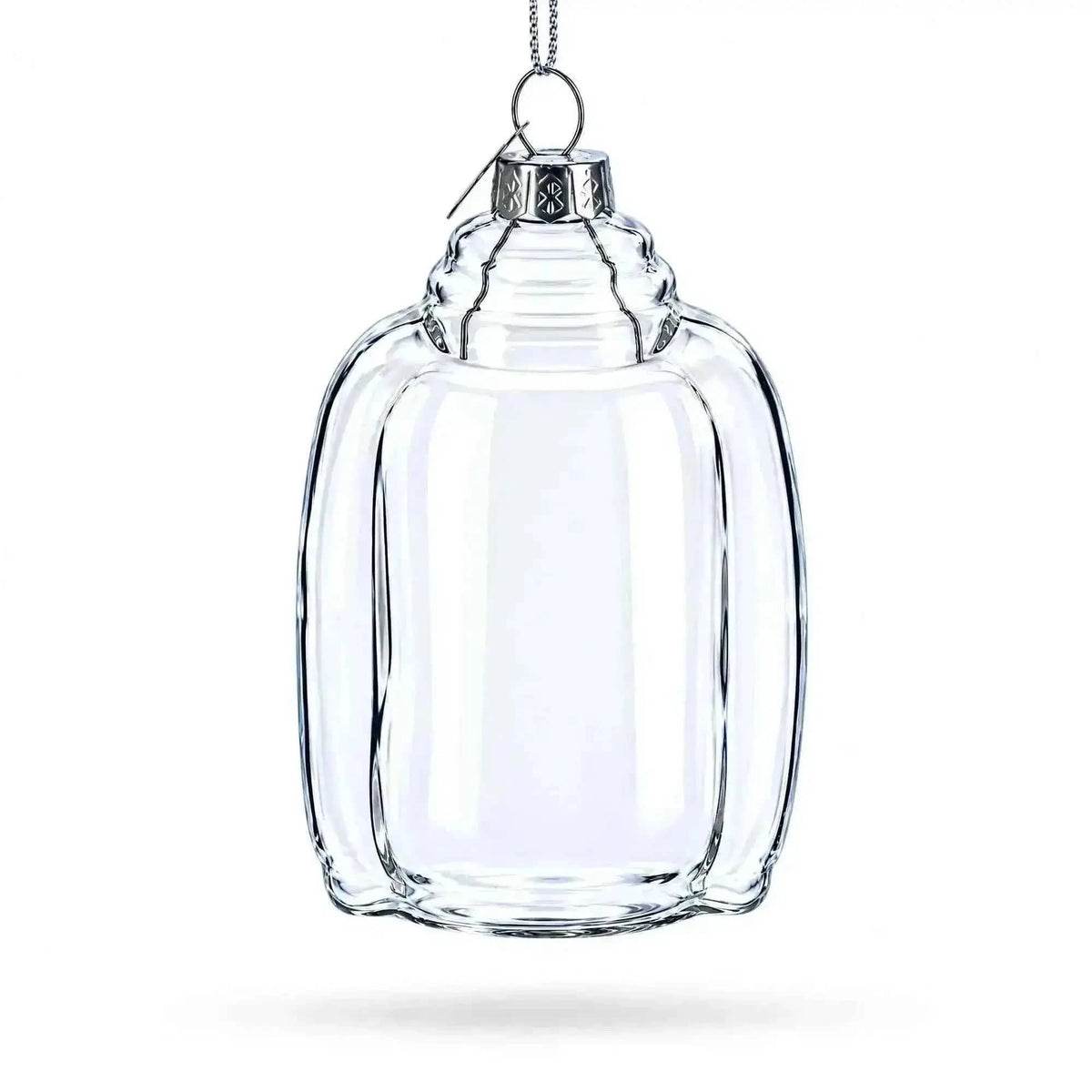 Hoodie Clear Glass Christmas Ornament
