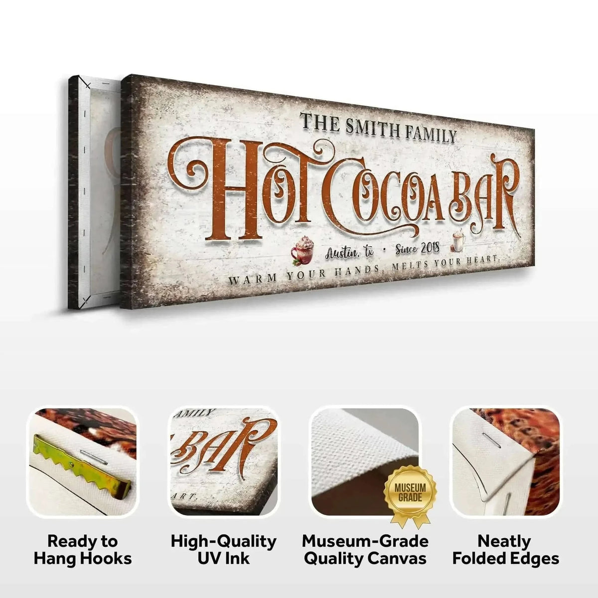 Hot Chocolate Christmas Bar Sign II Cartsfy Inc.