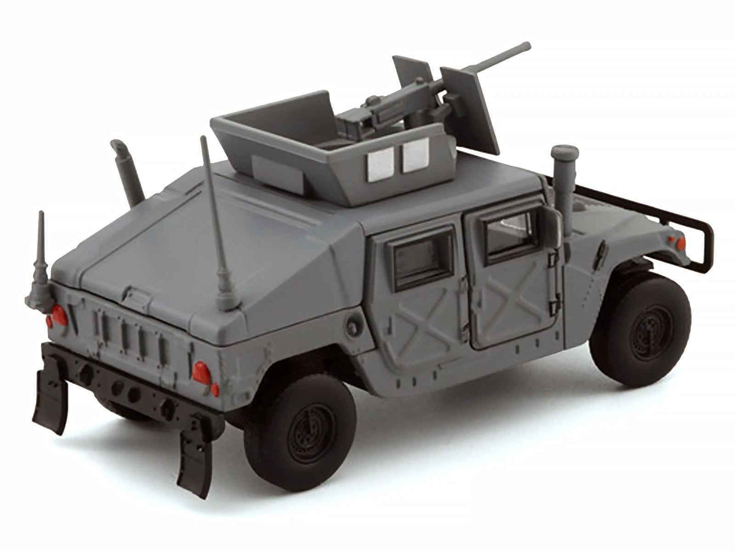 HUMVEE 4-CT Military Vehicle Matt Gray with Alternative Tops 1/64 Diecast Model Car by BM Creations Cartsfy Inc.