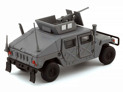 HUMVEE 4-CT Military Vehicle Matt Gray with Alternative Tops 1/64 Diecast Model Car by BM Creations Cartsfy Inc.