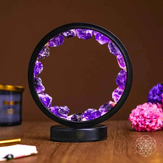 I Am At Peace - Spiritual Protection Amethyst Lamp Conscious Items Get 1 - Save 50% Get 2 - Save 55% Get 1 - Save 50%-Get 2 - Save 55%-