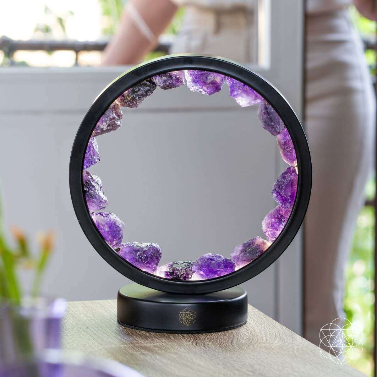 I Am At Peace - Spiritual Protection Amethyst Lamp Cartsfy Inc.