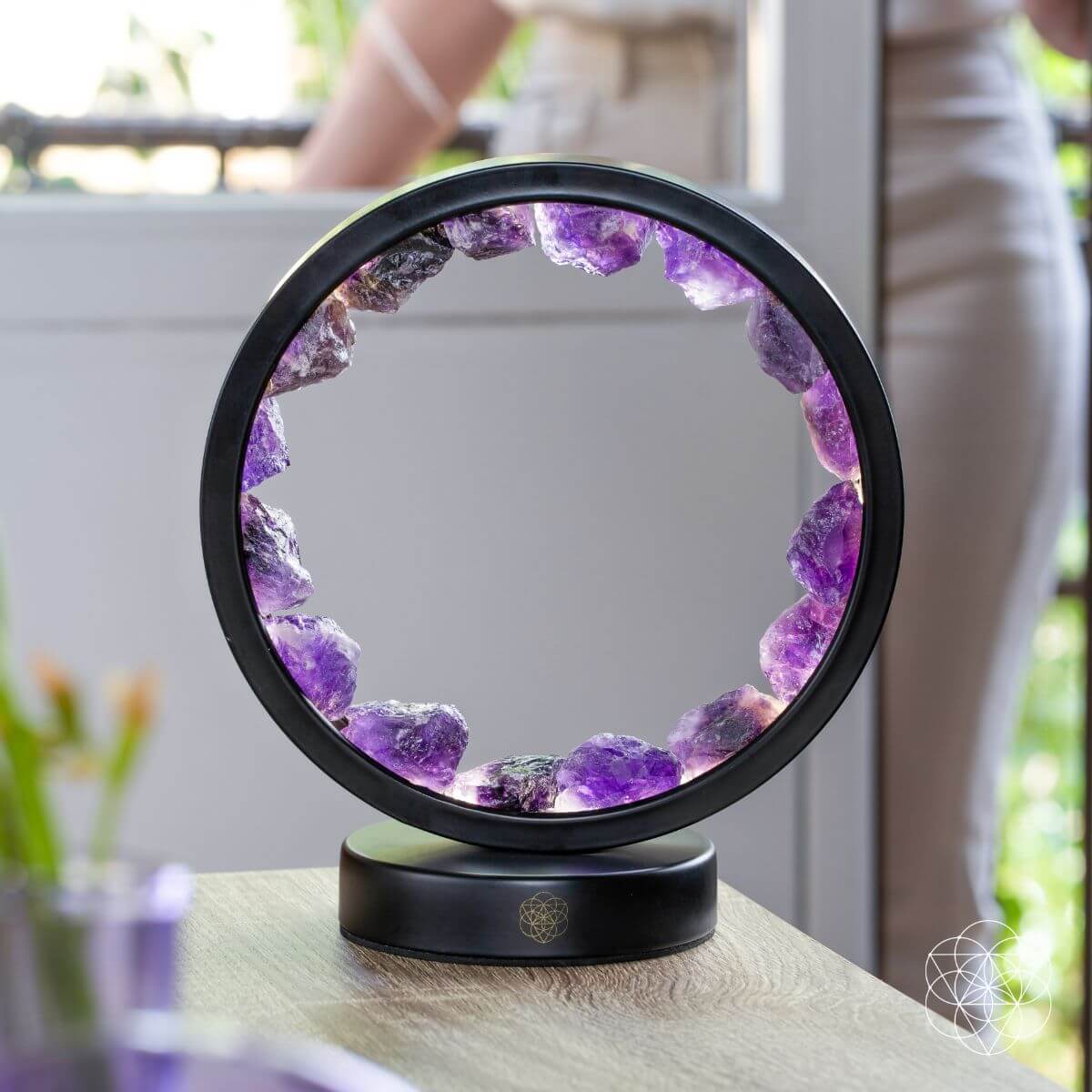 I Am At Peace - Spiritual Protection Amethyst Lamp - Cartsfy Inc.