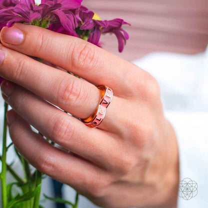 I Love My Life - Heart Awakening Pink Opal Ring Cartsfy Inc.