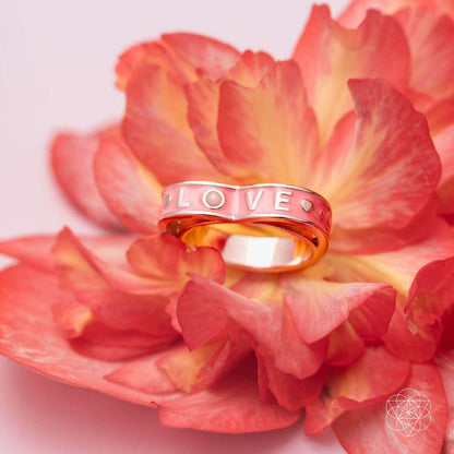 I Love My Life - Heart Awakening Pink Opal Ring Cartsfy Inc.