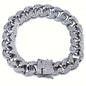 Iced Out Hip Hop Zircon Cuban Chain Bracelet for Men Cartsfy Inc.