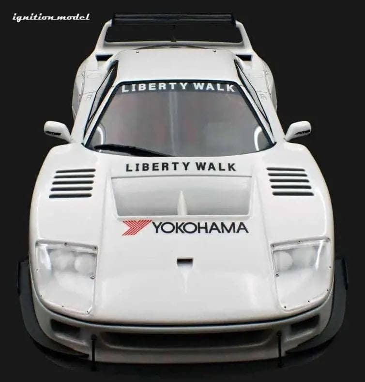 Ignition-Model 2023 Ferrari F40 LBWK LB-Works 40 Japan White 1:18 STM Diecast Default Title Default Title-