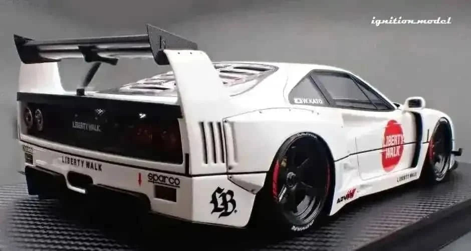 Ignition-Model 2023 Ferrari F40 LBWK LB-Works 40 Japan White 1:18 Cartsfy Inc.