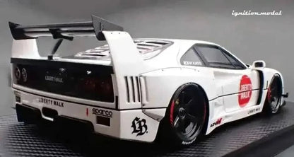 Ignition-Model 2023 Ferrari F40 LBWK LB-Works 40 Japan White 1:18 Cartsfy Inc.