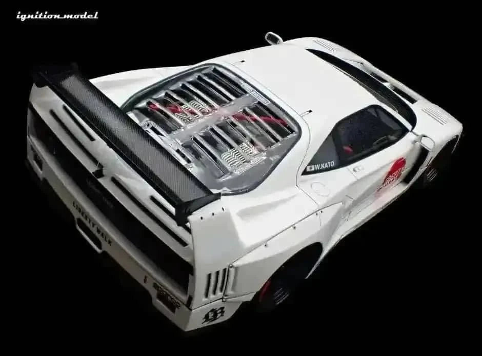 Ignition-Model 2023 Ferrari F40 LBWK LB-Works 40 Japan White 1:18 Cartsfy Inc.