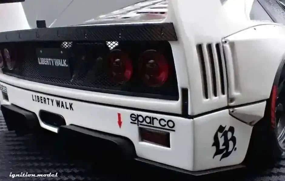 Ignition-Model 2023 Ferrari F40 LBWK LB-Works 40 Japan White 1:18 Cartsfy Inc.