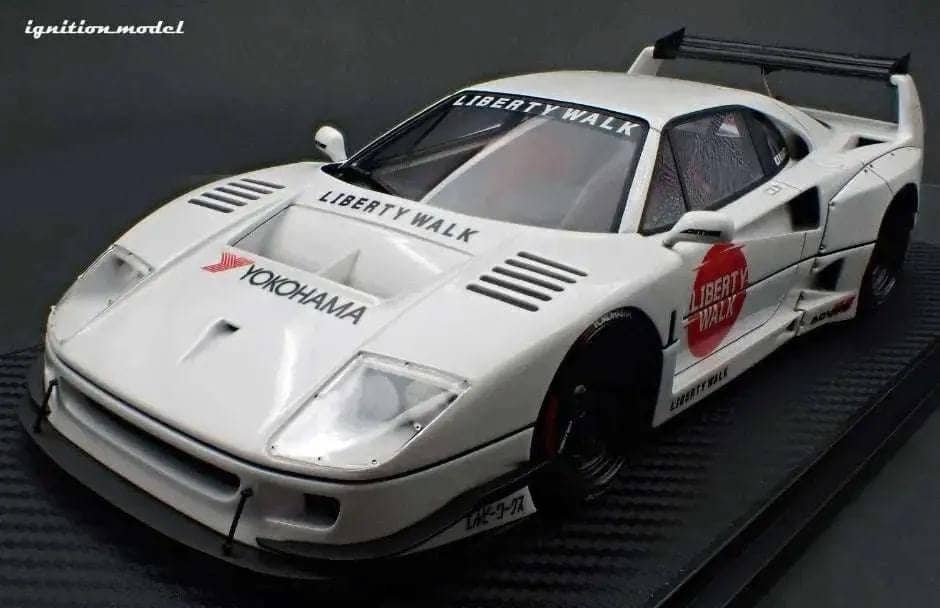 Ignition-Model 2023 Ferrari F40 LBWK LB-Works 40 Japan White 1:18 STM Diecast Default Title Default Title-