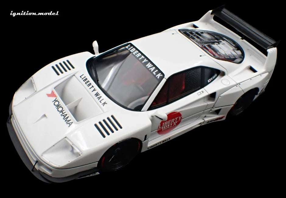 Ignition-Model 2023 Ferrari F40 LBWK LB-Works 40 Japan White 1:18 Cartsfy Inc.