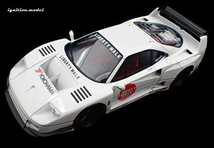 Ignition-Model 2023 Ferrari F40 LBWK LB-Works 40 Japan White 1:18 Cartsfy Inc.