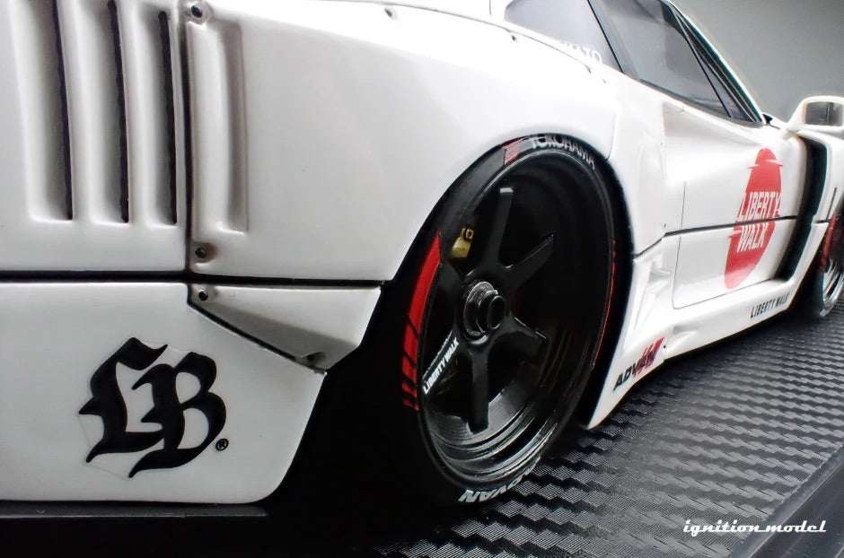 Ignition-Model 2023 Ferrari F40 LBWK LB-Works 40 Japan White 1:18 Cartsfy Inc.