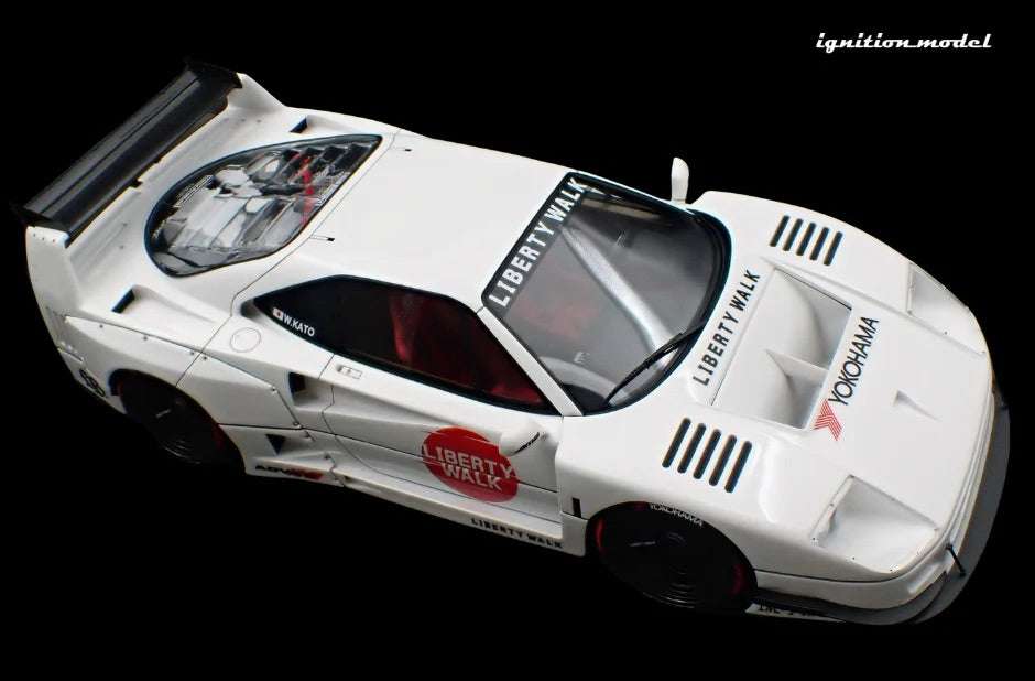 Ignition-Model 2023 Ferrari F40 LBWK LB-Works 40 Japan White 1:18 Cartsfy Inc.
