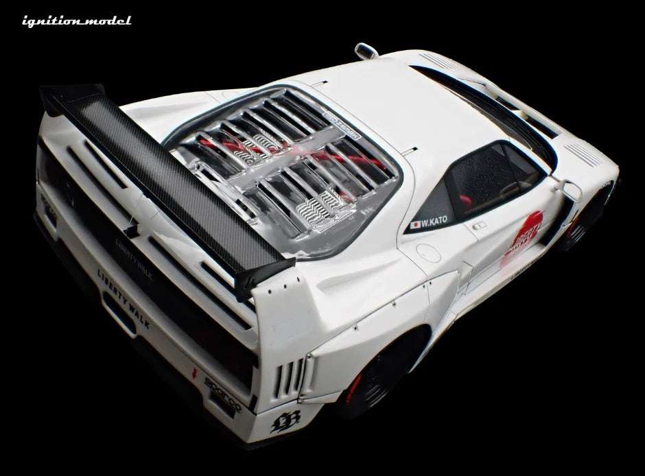 Ignition-Model 2023 Ferrari F40 LBWK LB-Works 40 Japan White 1:18 Cartsfy Inc.