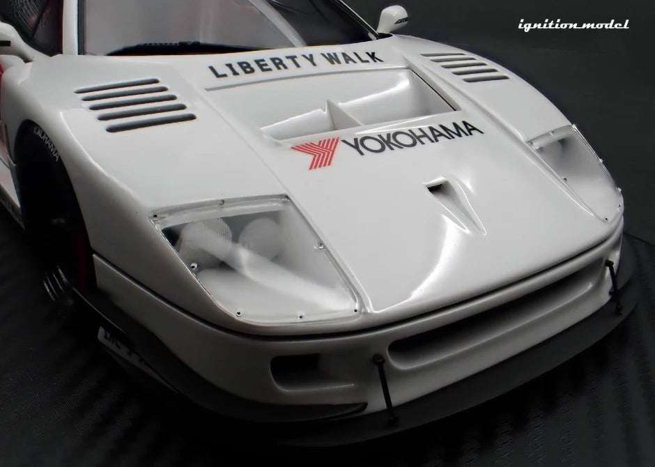 Ignition-Model 2023 Ferrari F40 LBWK LB-Works 40 Japan White 1:18 Cartsfy Inc.