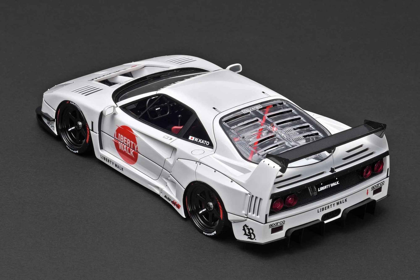 Ignition-Model 2023 Ferrari F40 LBWK LB-Works 40 Japan White 1:18 Cartsfy Inc.