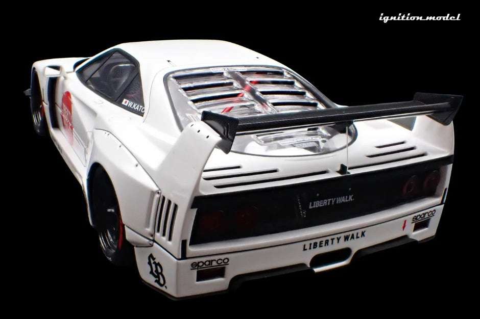 Ignition-Model 2023 Ferrari F40 LBWK LB-Works 40 Japan White 1:18 Cartsfy Inc.
