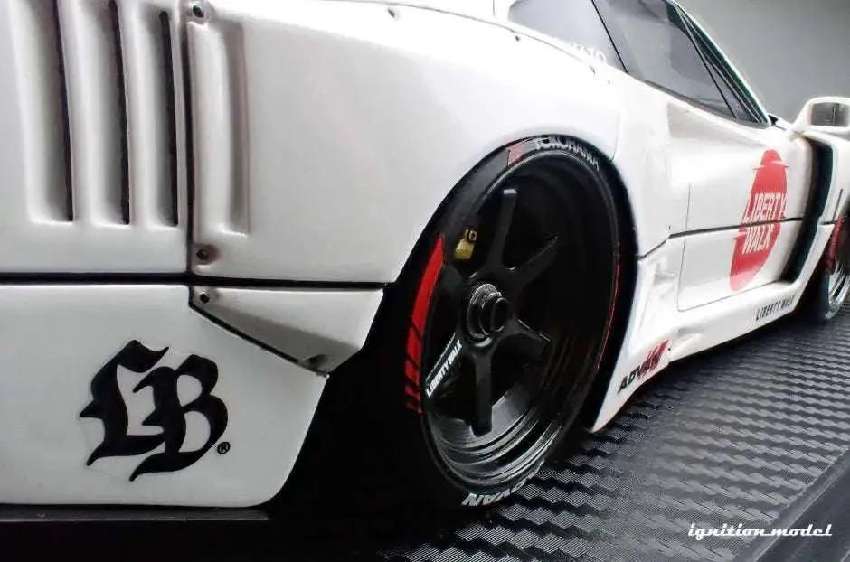 Ignition-Model 2023 Ferrari F40 LBWK LB-Works 40 Japan White 1:18 STM Diecast Default Title Default Title-