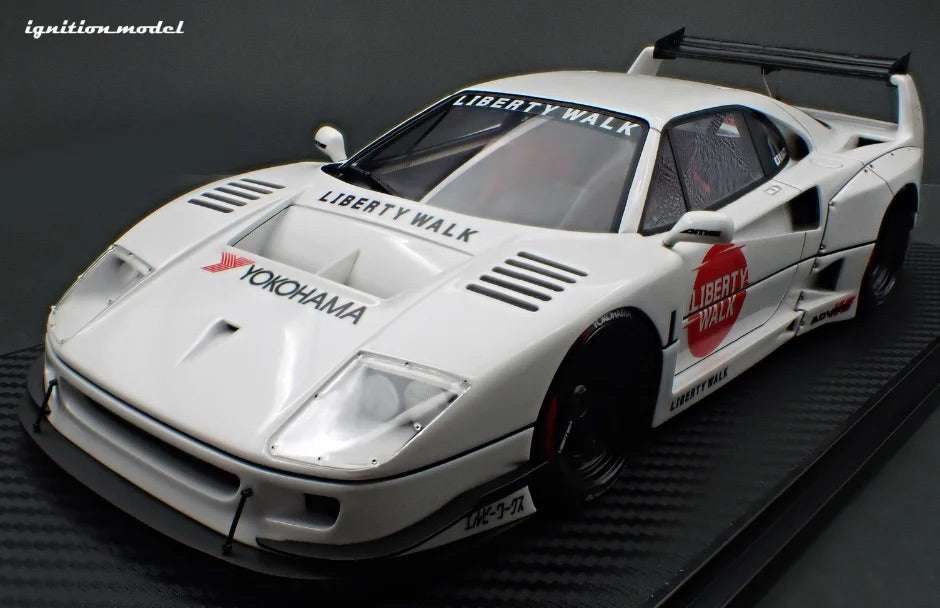 Ignition-Model 2023 Ferrari F40 LBWK LB-Works 40 Japan White 1:18 Cartsfy Inc.