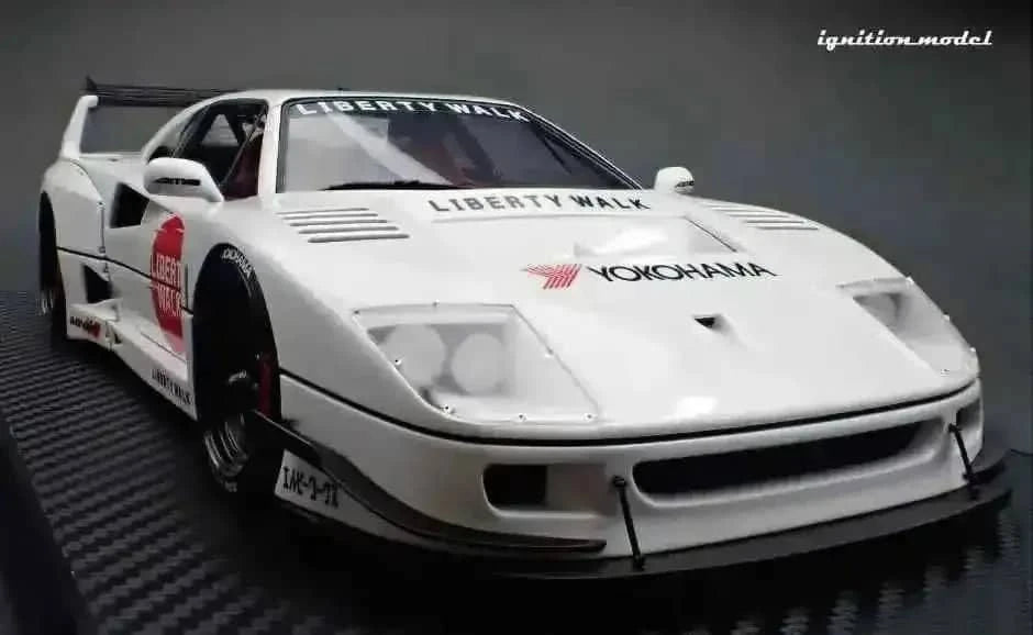 Ignition-Model 2023 Ferrari F40 LBWK LB-Works 40 Japan White 1:18 Cartsfy Inc.